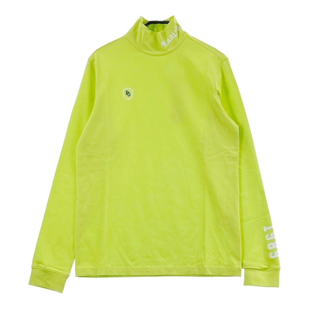 サイズ：2 PEARLY GATES パーリーゲイツ 2025年モデル モックネック 長袖Tシャツ グリーン系 [240101736637] ゴルフウェア メンズ ストスト