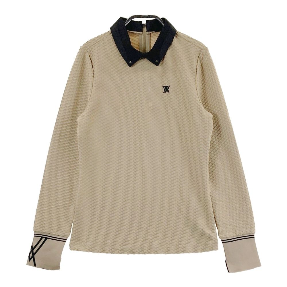 サイズ：XS ANEW GOLF アニューゴルフ 2025年モデル 襟付き 長袖Tシャツ ブラウン系 [240101736775] ゴルフウェア レディース ストスト