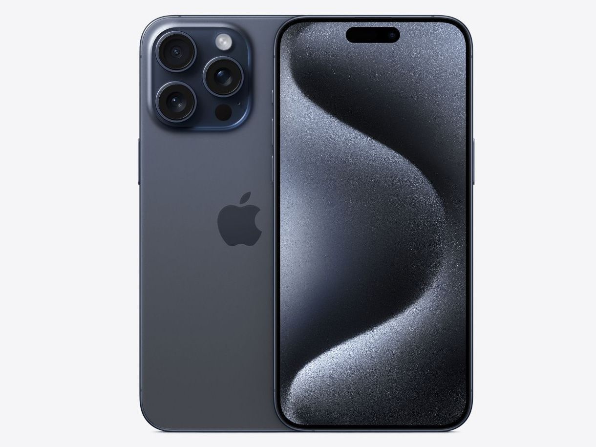 【美品】 APPLE iPhone15 Pro MAX 256GB ブルーチタニウム Aランク