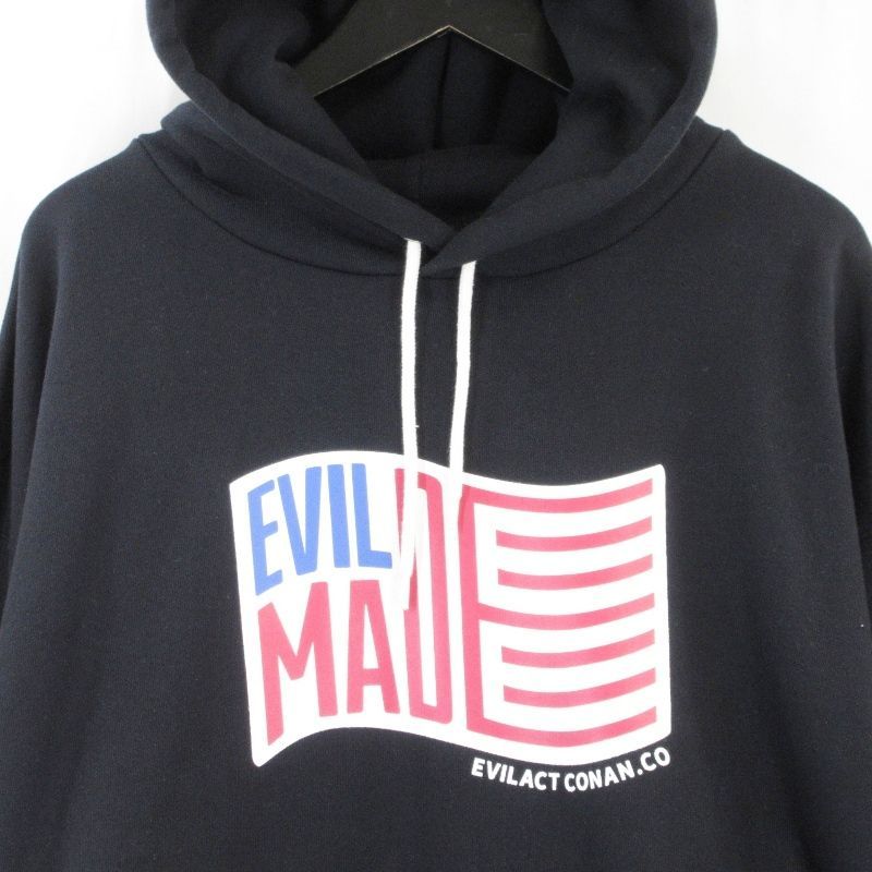 美品 EVILACT イーヴルアクト HEAVY HOODIE EA24-ACT2-T04 プル