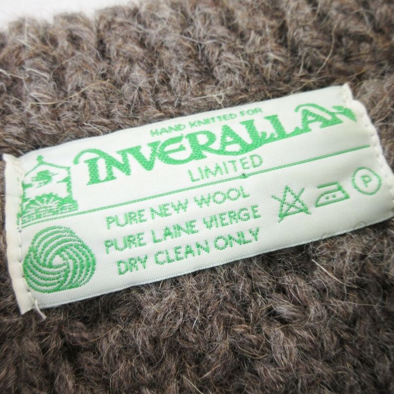 INVERALLAN インバーアラン クルーネックニット 緑タグ 1A Crew Neck