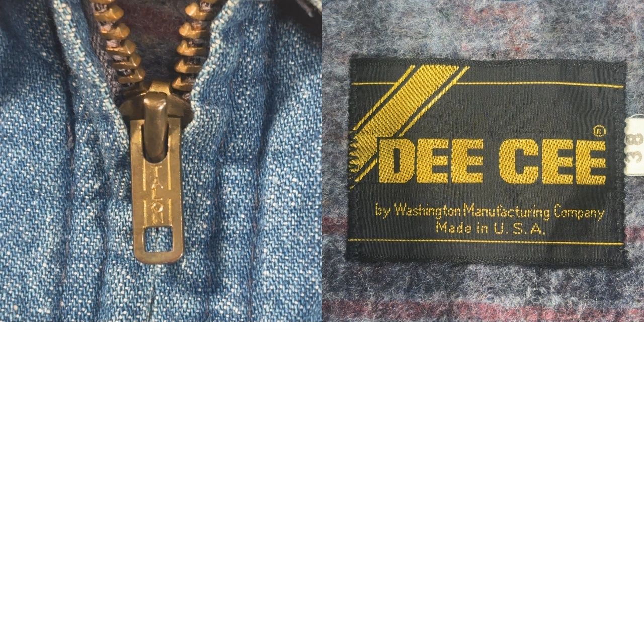 70's～ WASHINGTON DEE CEE デニムワークジャケット 38 カバーオール