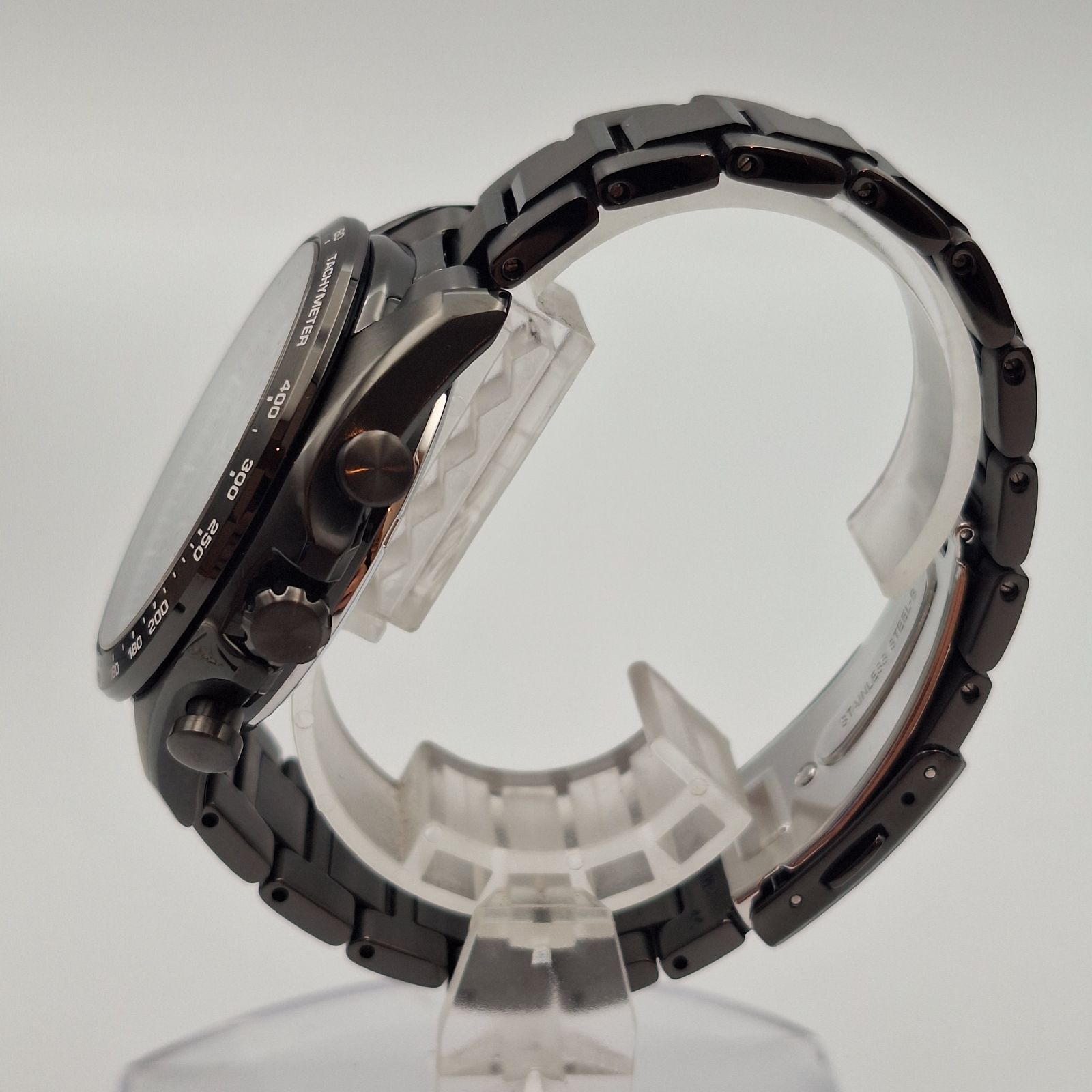 SEIKO V175-0FA0 ソーラー クロノグラフ ブラック セイコー