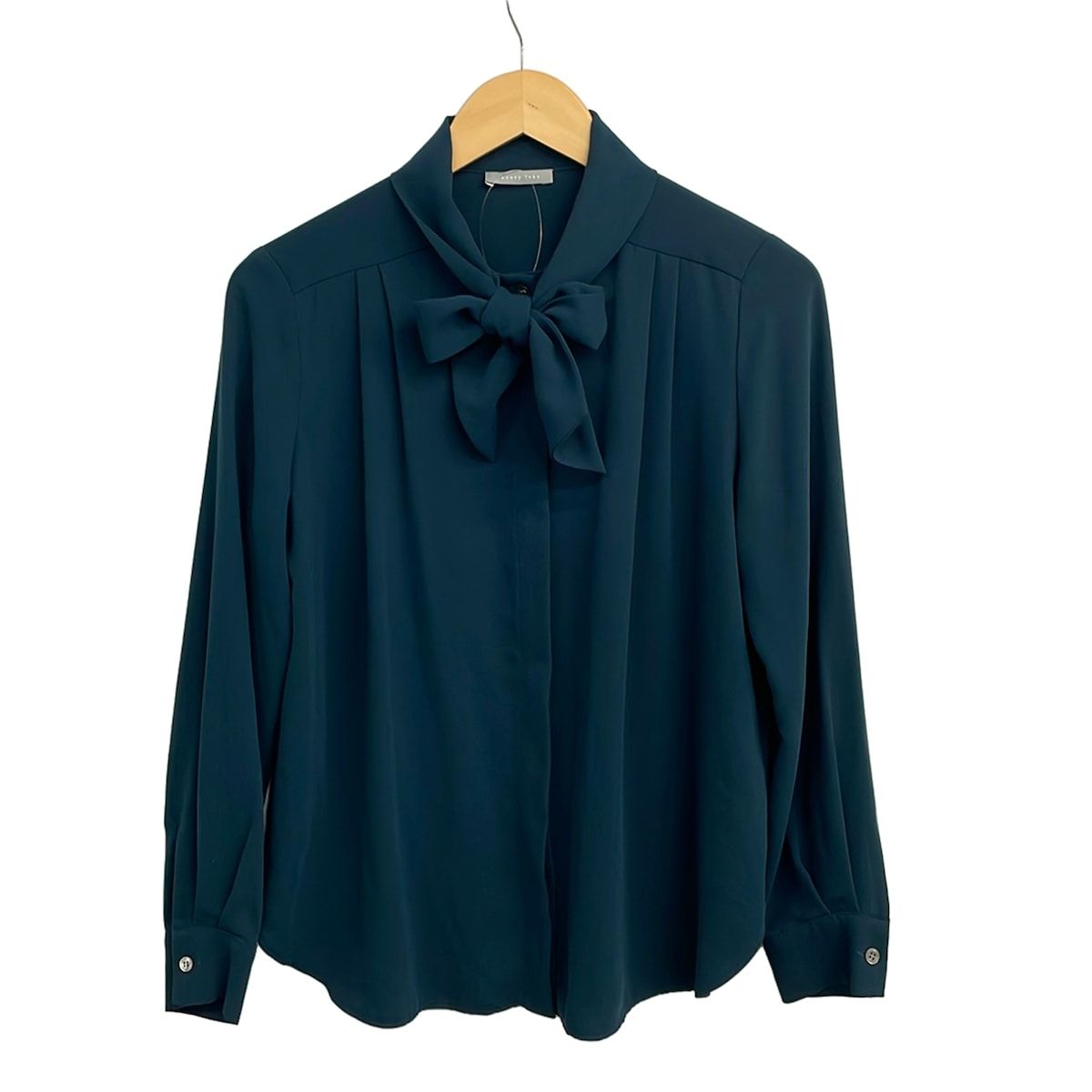 theory luxe(セオリーリュクス) 長袖シャツブラウス サイズ38 M レディース美品 - ダークグリーン