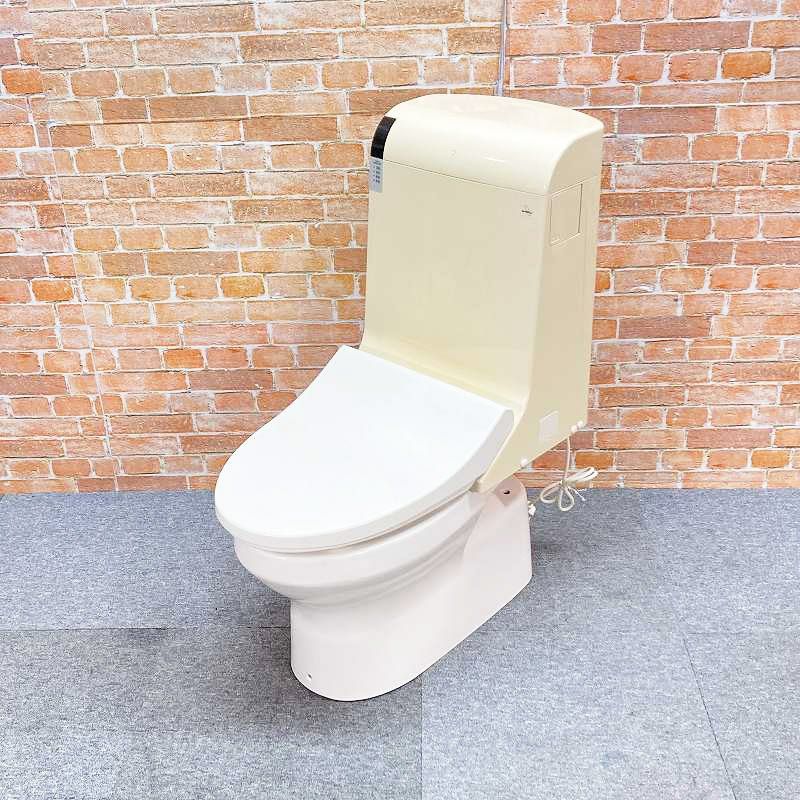 【中古品】【訳あり】 TOTO リモデルタイプ トイレ洋式便器(床下排水)「CS979BM」とウォシュレット一体型タンク「TCF9091LE」 #SC1 ☆48G