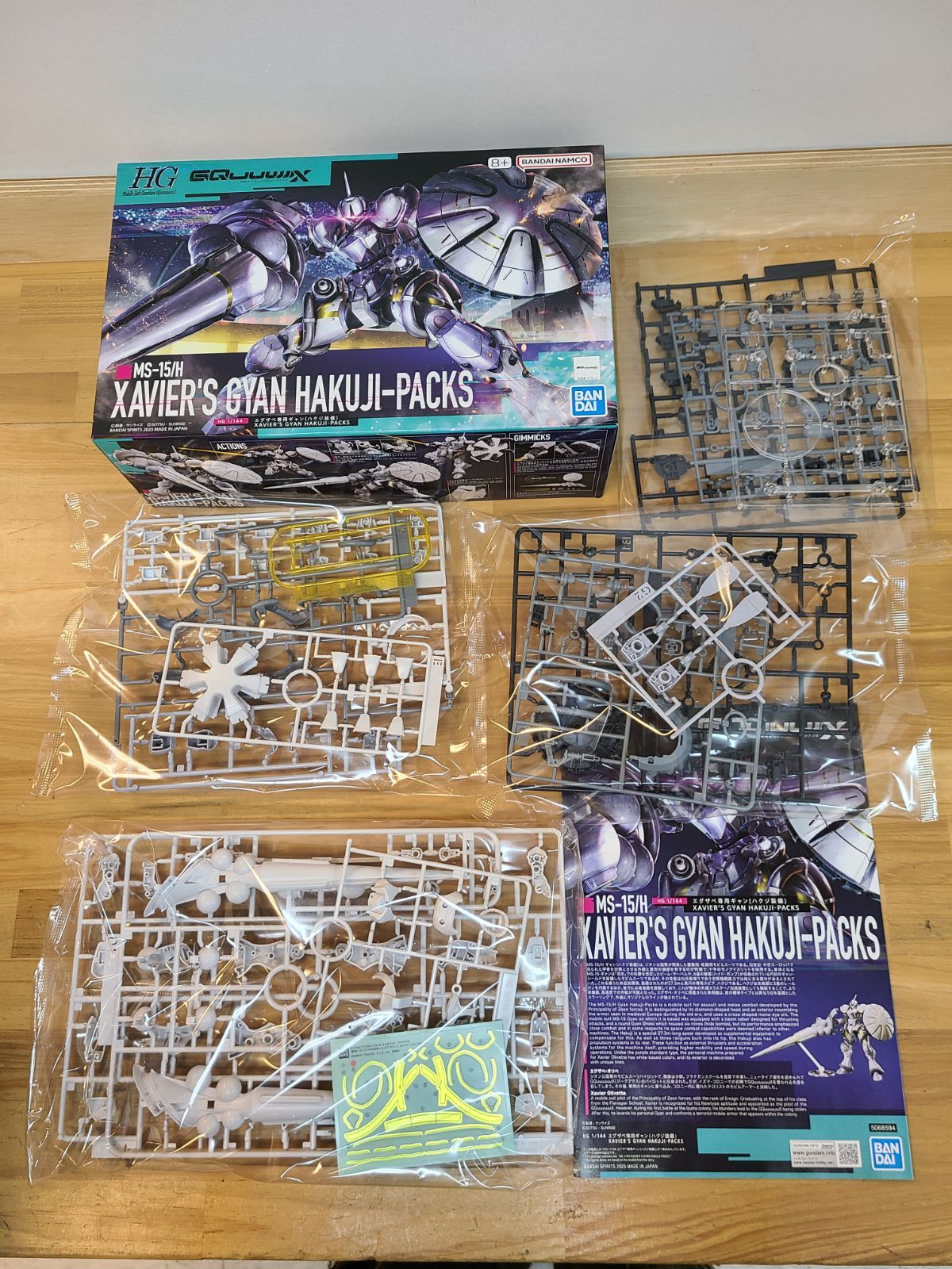 未組立 HG 1/144 機動戦士Gundam GQuuuuuuX エグザベ専用ギャン(ハクジ