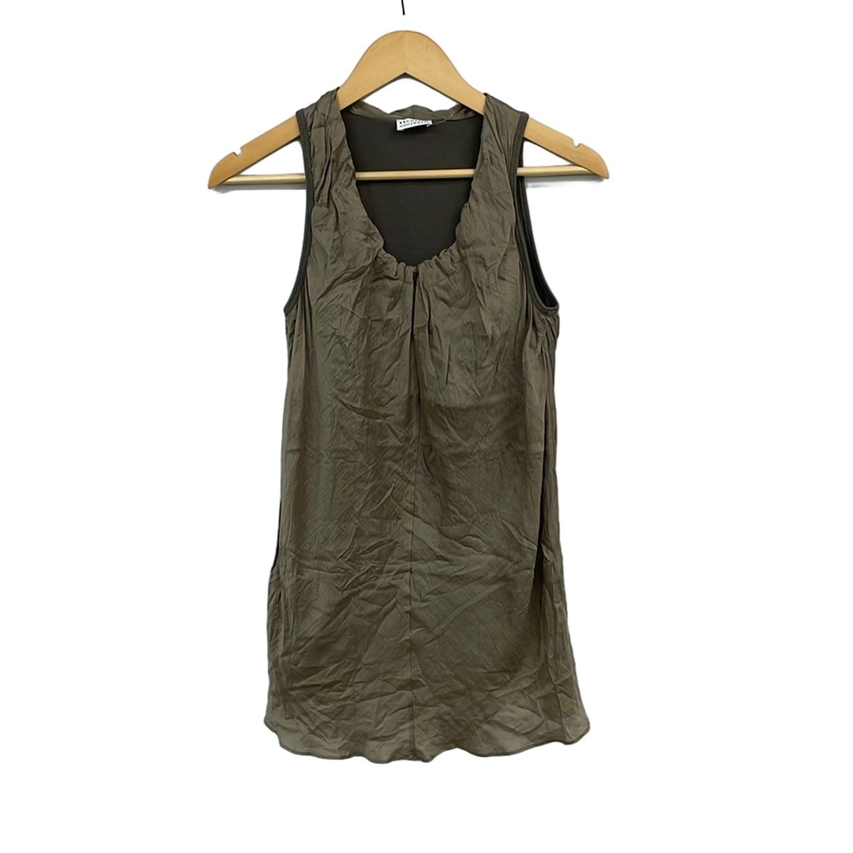 最高級✨ブルネロクチネリ ノースリーブ チュニック ワンピース アイボリー S BRUNELLO CUCINELLI(ブルネロクチネリ) チュニック サイズL レディース