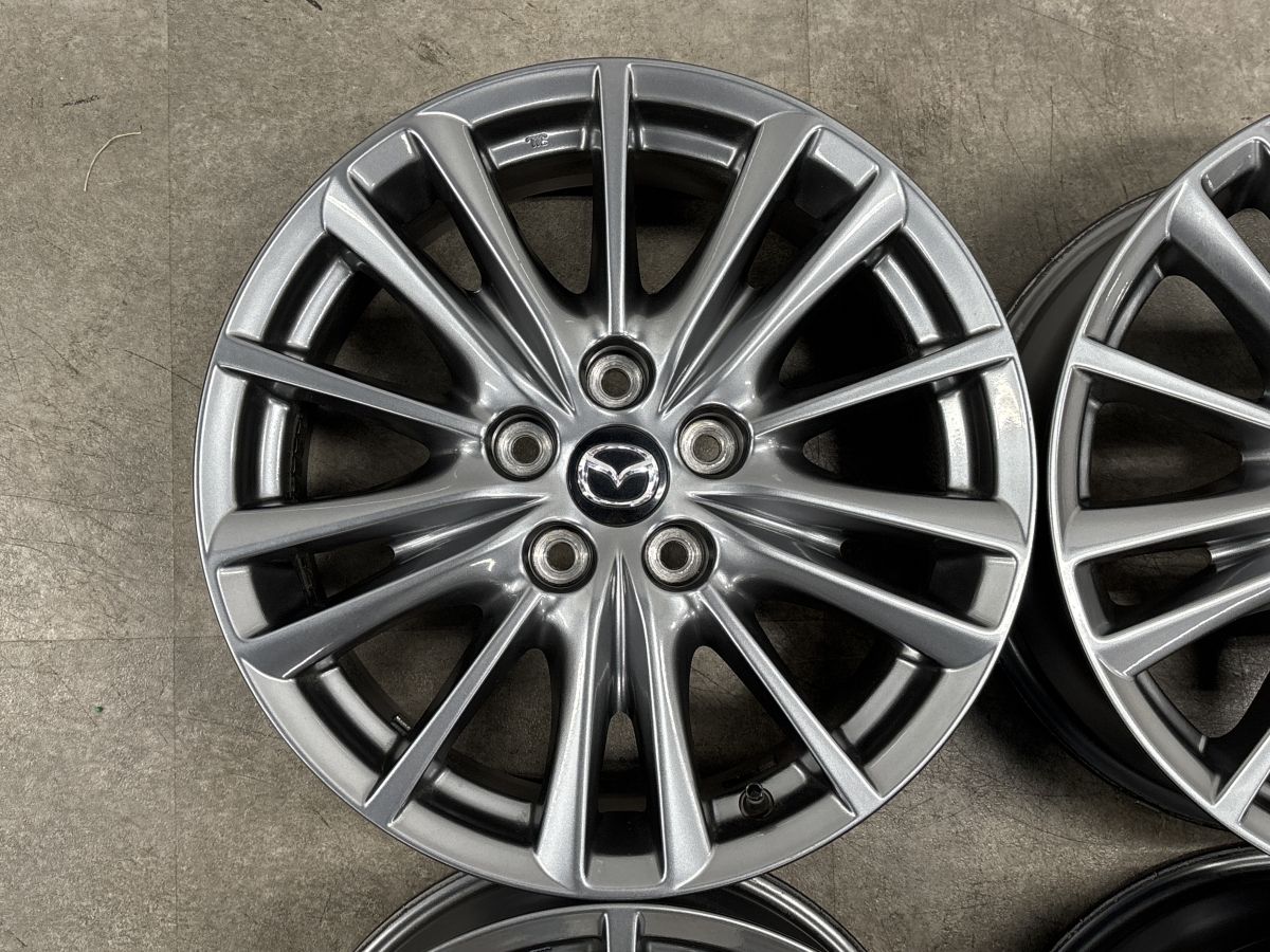 良好品】マツダ CX-5 純正 17in 7J +45 PCD114.3 4本セット CX-8 CX-30