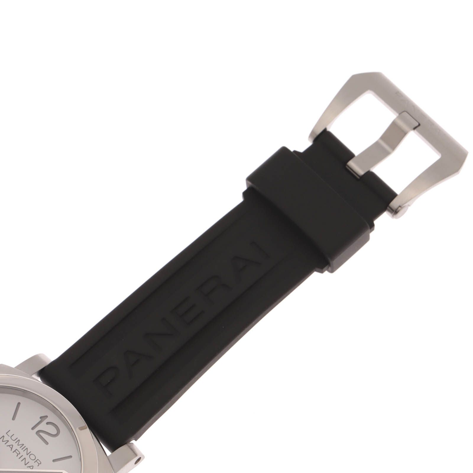 PANERAI パネライ ルミノール マリーナ・クアランタ PAM01371 腕時計 スティール/ラバー ホワイト文字盤 自動巻き 2023年正規品【中古】472
