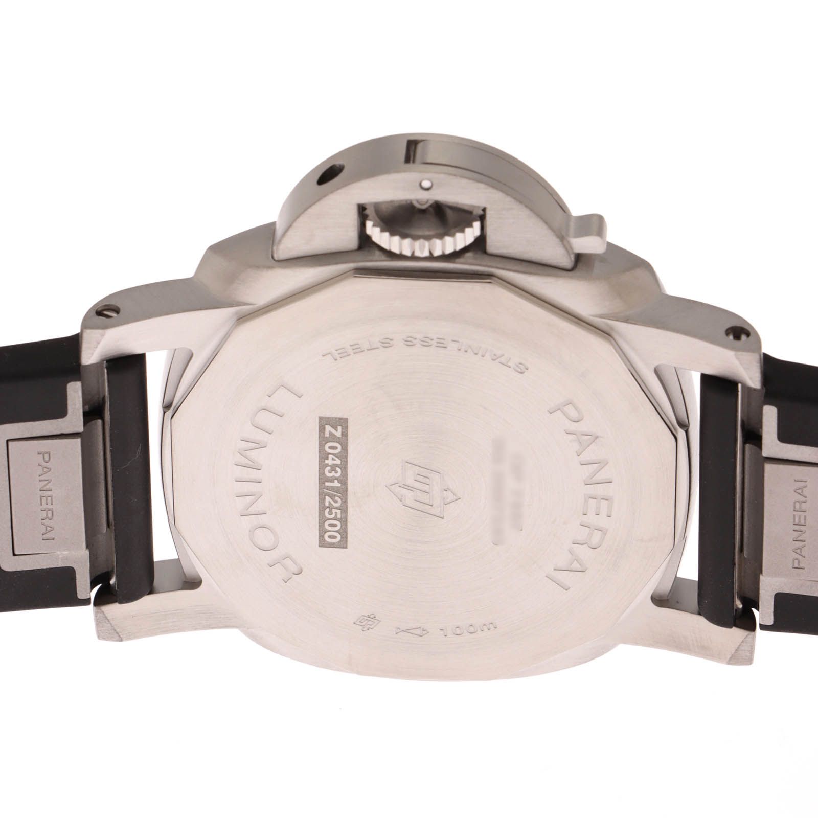 PANERAI パネライ ルミノール マリーナ・クアランタ PAM01371 腕時計 スティール/ラバー ホワイト文字盤 自動巻き 2023年正規品【中古】472
