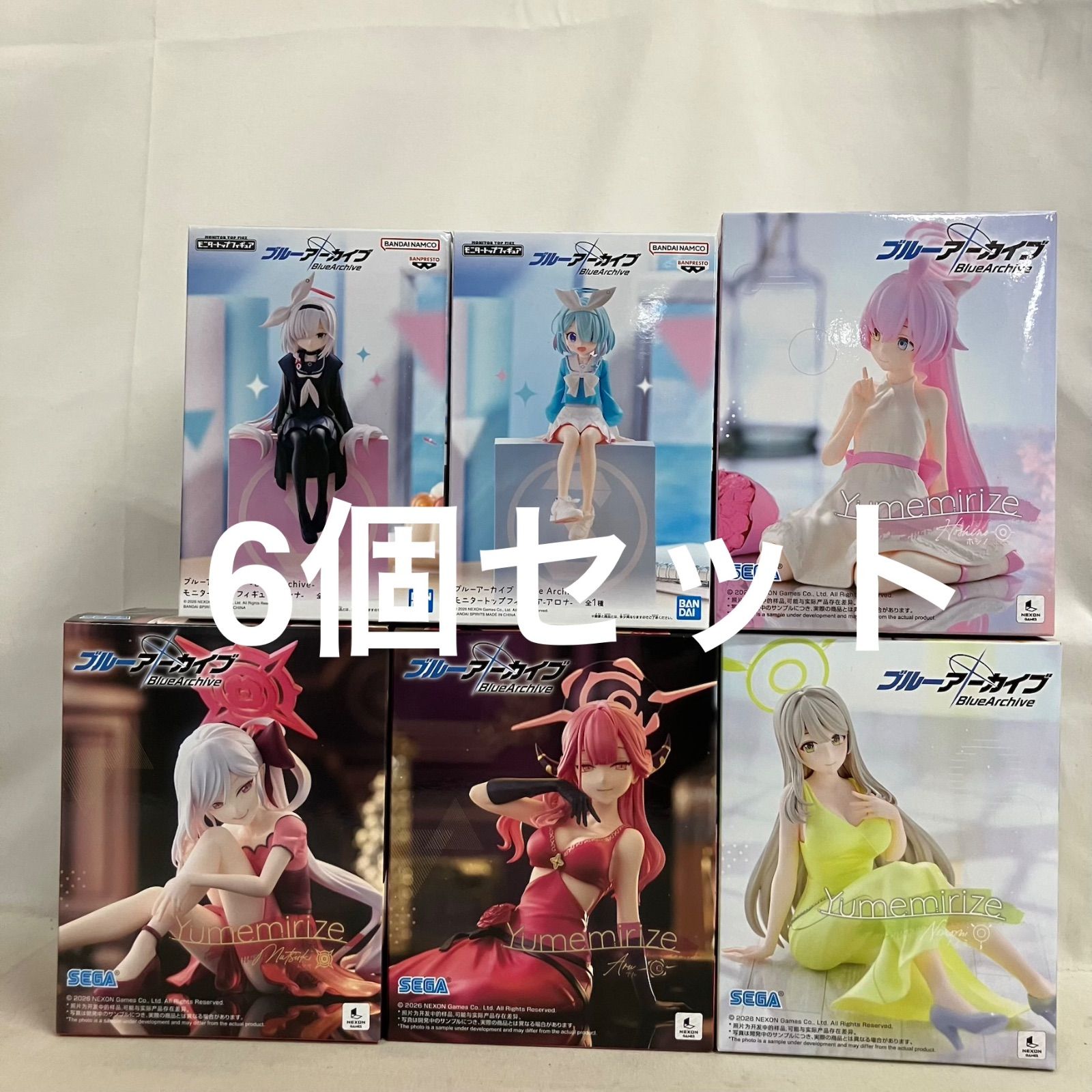 未開封 ブルーアーカイブ Yumemirize アル 他 フィギュア 6個セット