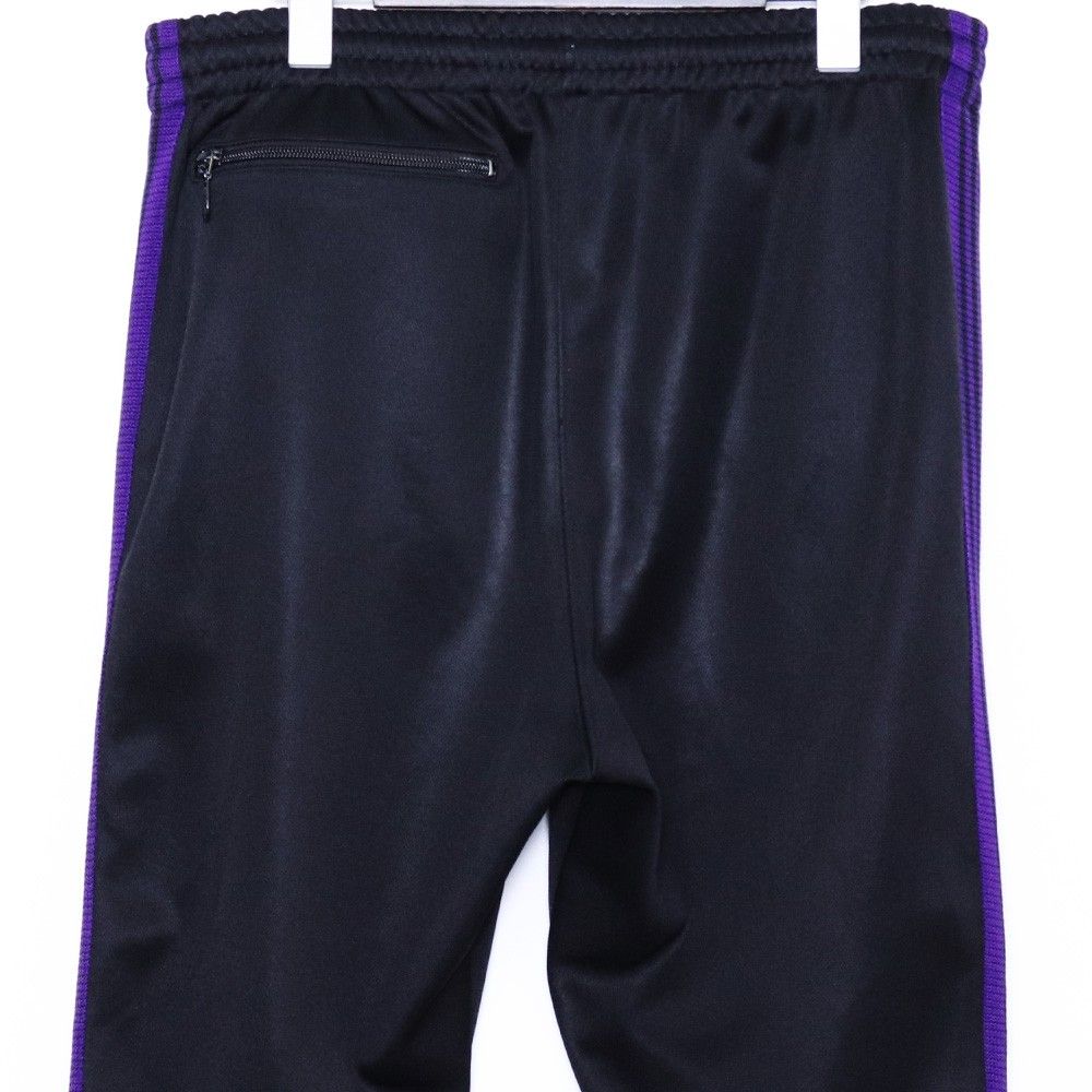 NEEDLES Narrow Track Pant Poly Smooth Mサイズ ブラックパープル