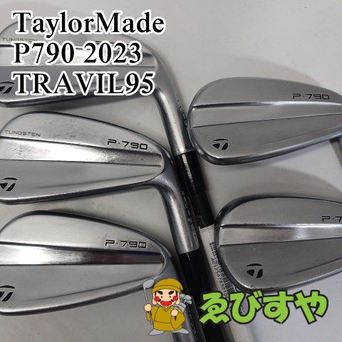 入間■【中古】 アイアンセット テーラーメイド P790 2023 TRAVIL95 S 26.5[4743]