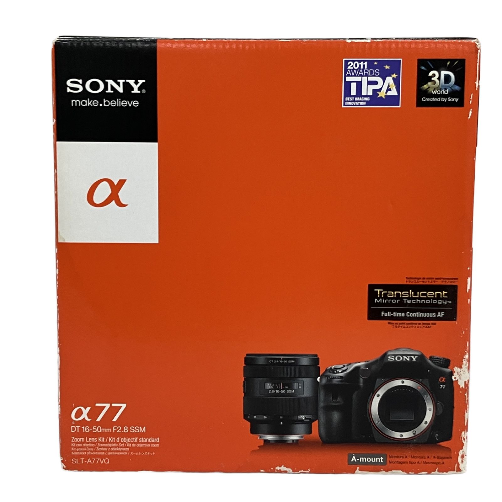 SONY α77 SLT-A77V ボディ デジタル一眼レフカメラ レンズ DT SAL1650
