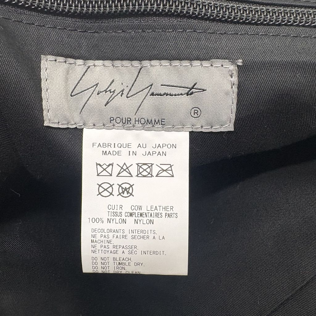 Yohji Yamamoto POUR HOMME ヨウジヤマモトプールオム GARMENT LEATHER