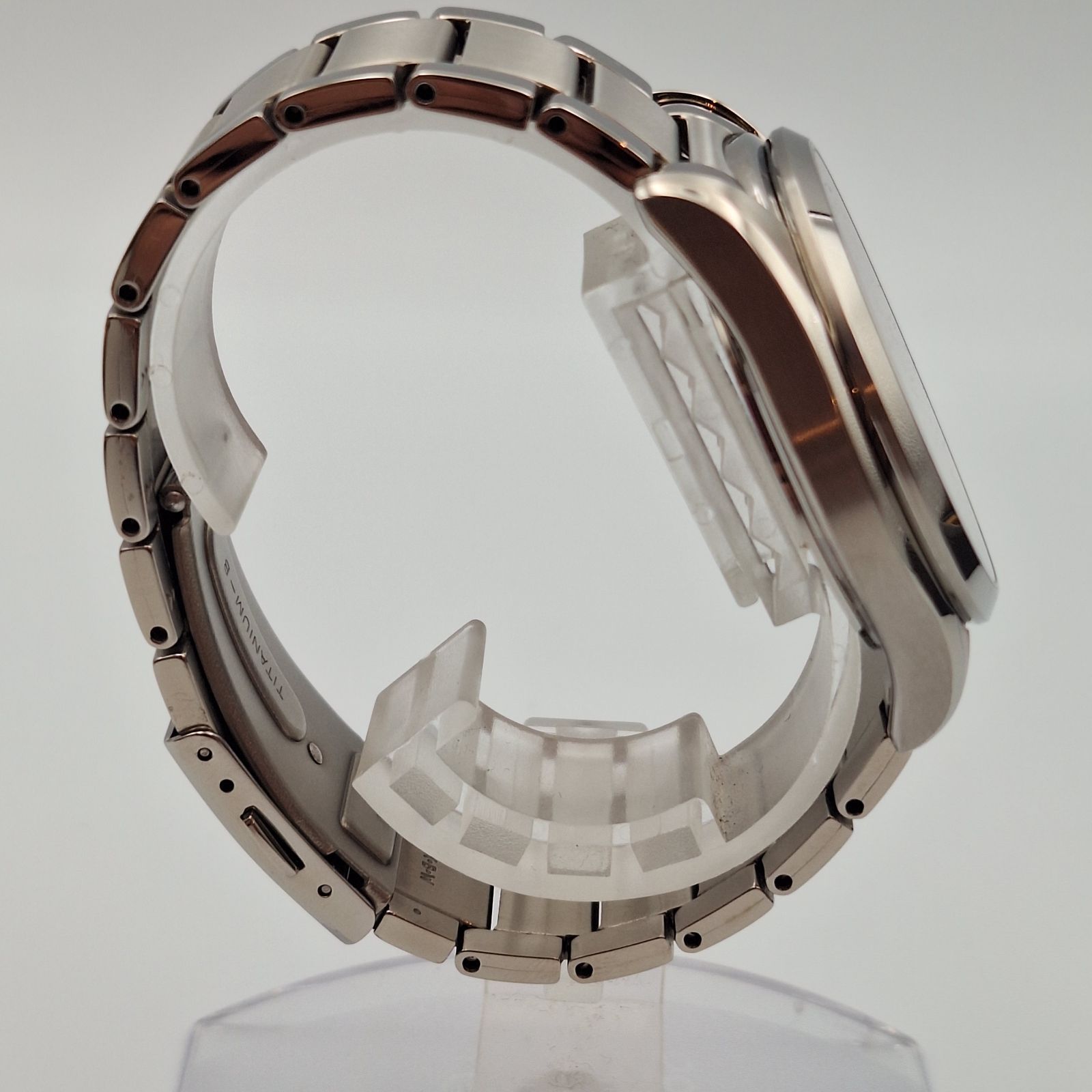 SEIKO セイコーセレクション 電波ソーラー チタン 腕時計 7B75-0AA0