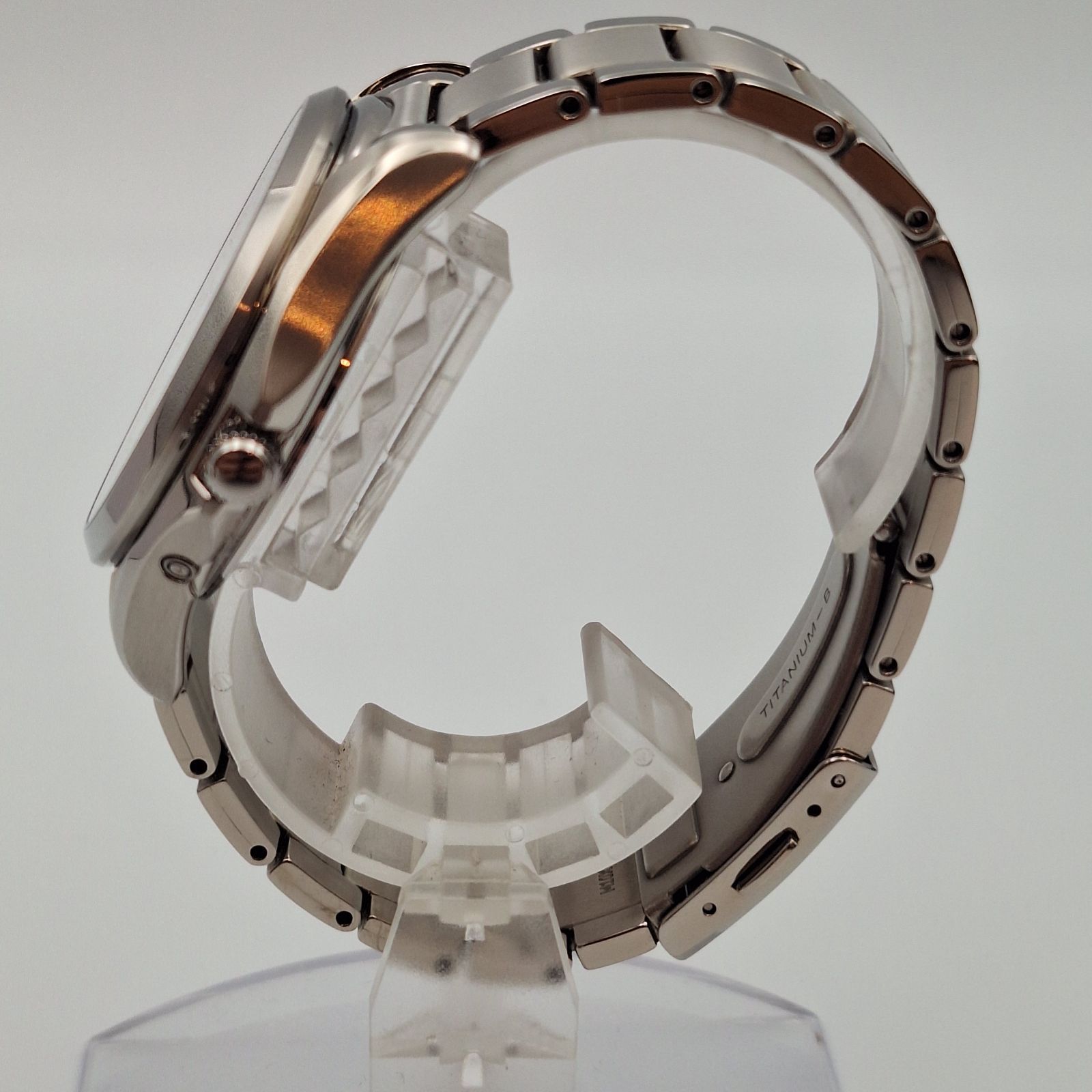 SEIKO セイコーセレクション 電波ソーラー チタン 腕時計 7B75-0AA0