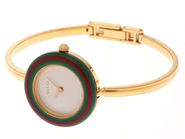 GUCCI グッチ チェンジベゼル バングルウォッチ 11/12 腕時計 GP GP