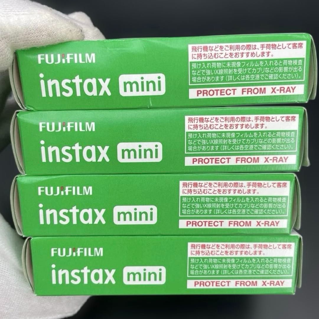 未開封×4箱・期限切れ（2026年12月）】チェキ用フィルム instax mini