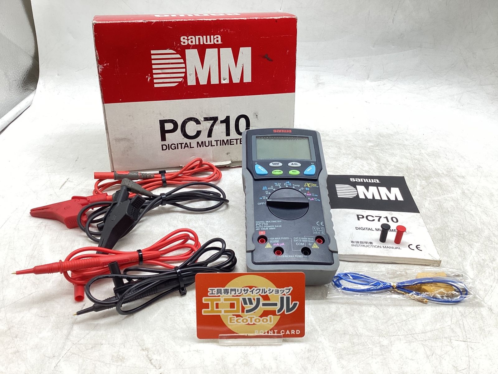 【中古品】サンワ PC710 ☆ デジタルマルチテスター [IT_3QJYQ][豊田][M04]
