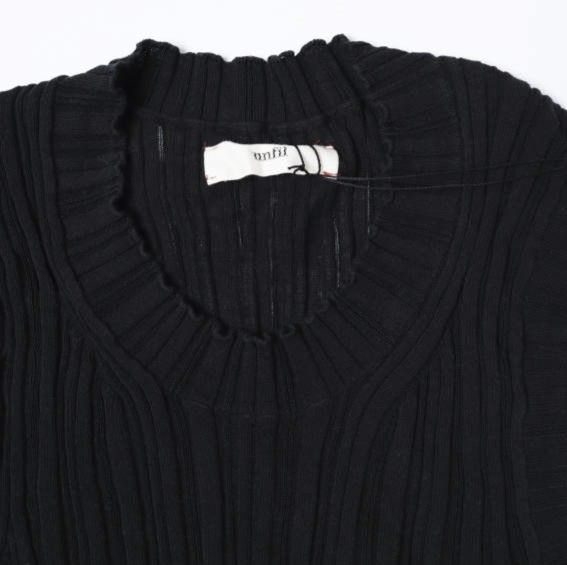 unfil アンフィル 日本製 high twist cotton ribbed-knit sleeveless 