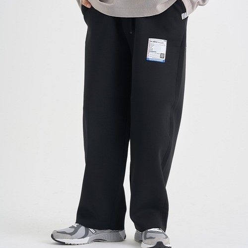 in・stru(men-tal). インストルメンタル Maison MIHARA YASUHIRO メゾンミハラヤスヒロ 24AW MILAN RIB EASY PANTS ミラノリブイージーパンツ I13PT025 48 BLACK ボトムス【中古】【in・stru(men-tal).】 in・stru(men-tal). インストルメンタル Maison MIHARA YASUHIRO