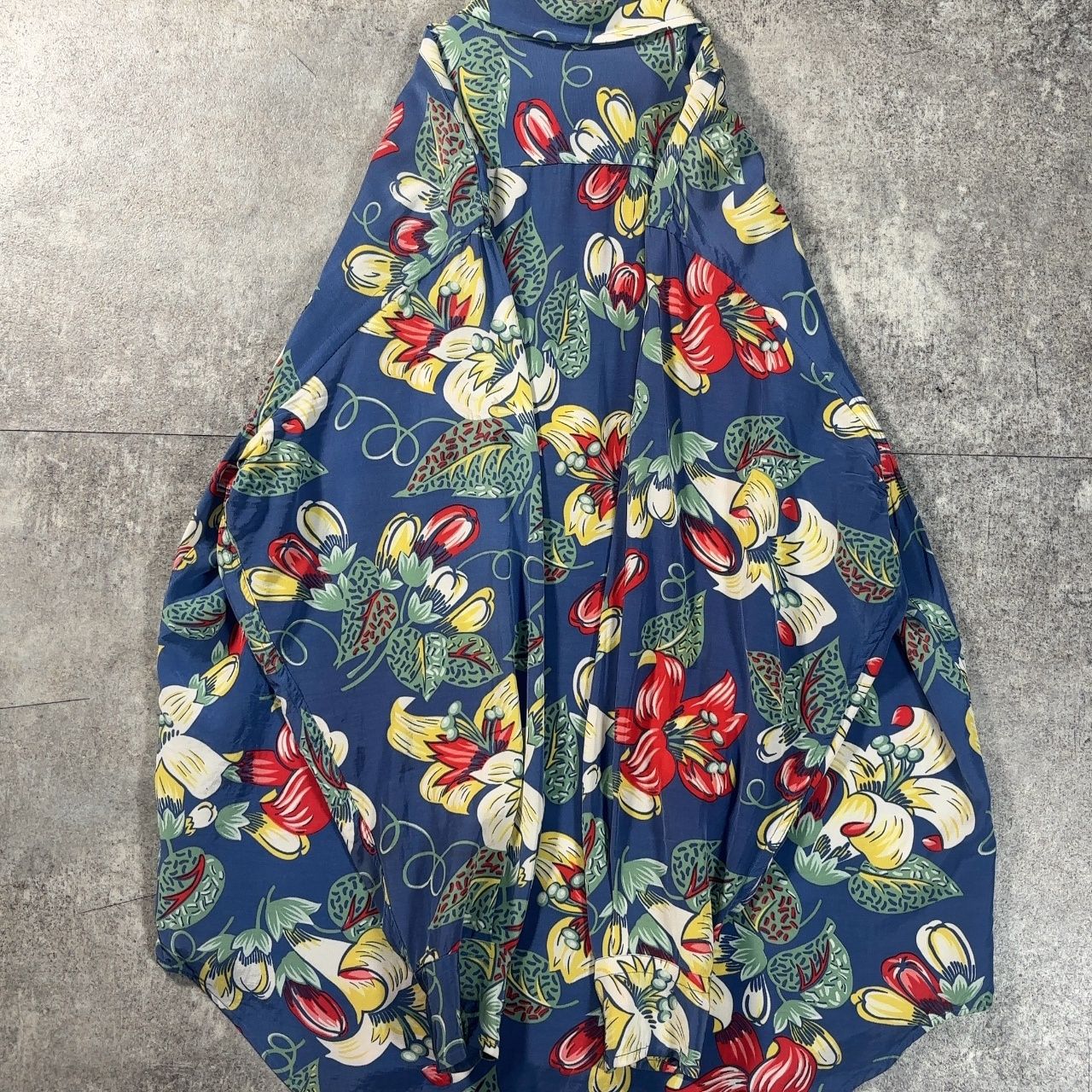 RALPH LAUREN ラルフローレン L/S レーヨンアロハシャツ 長袖シャツ