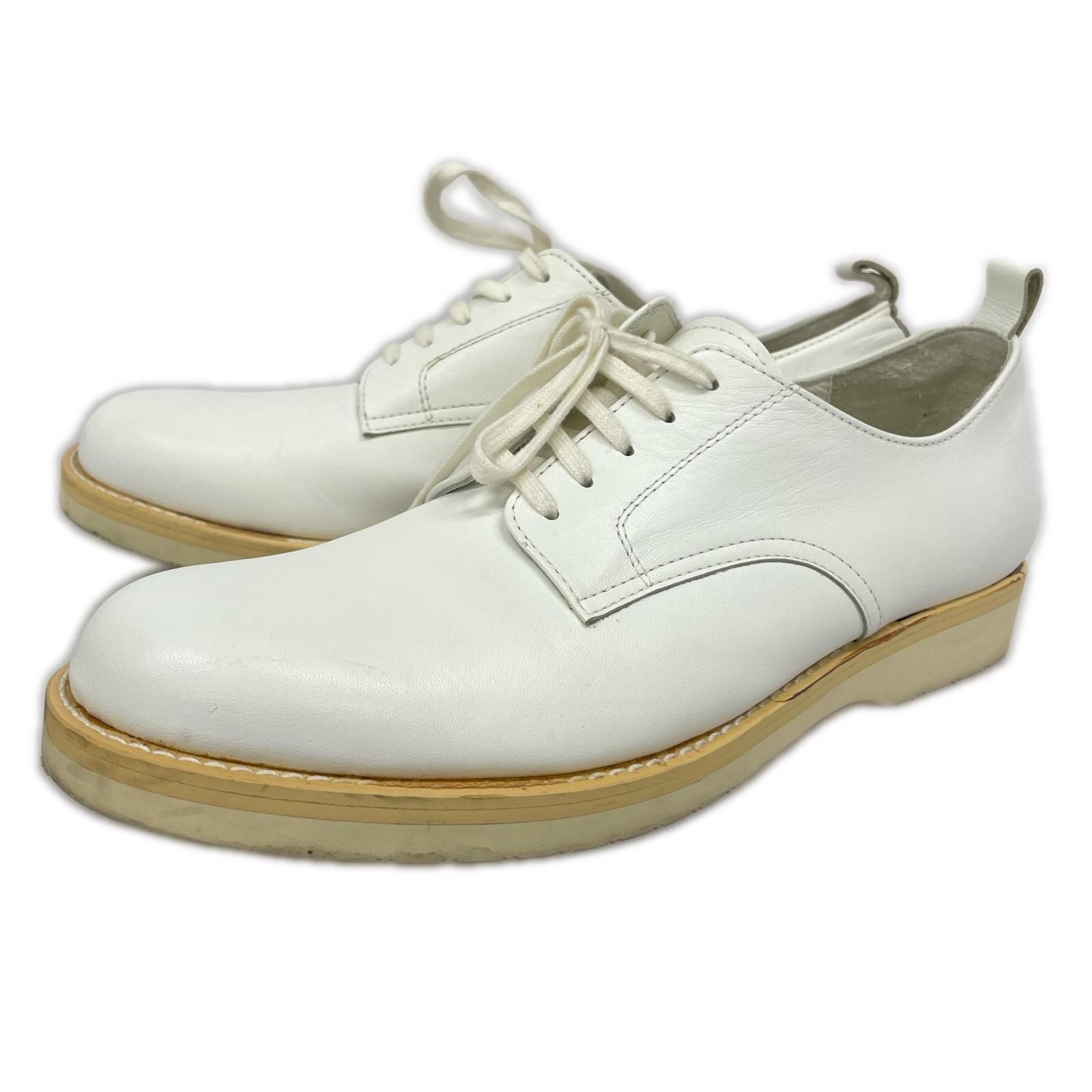 tricot COMME des GARCONS レザーシューズ ホワイト 23.5 - メルカリ