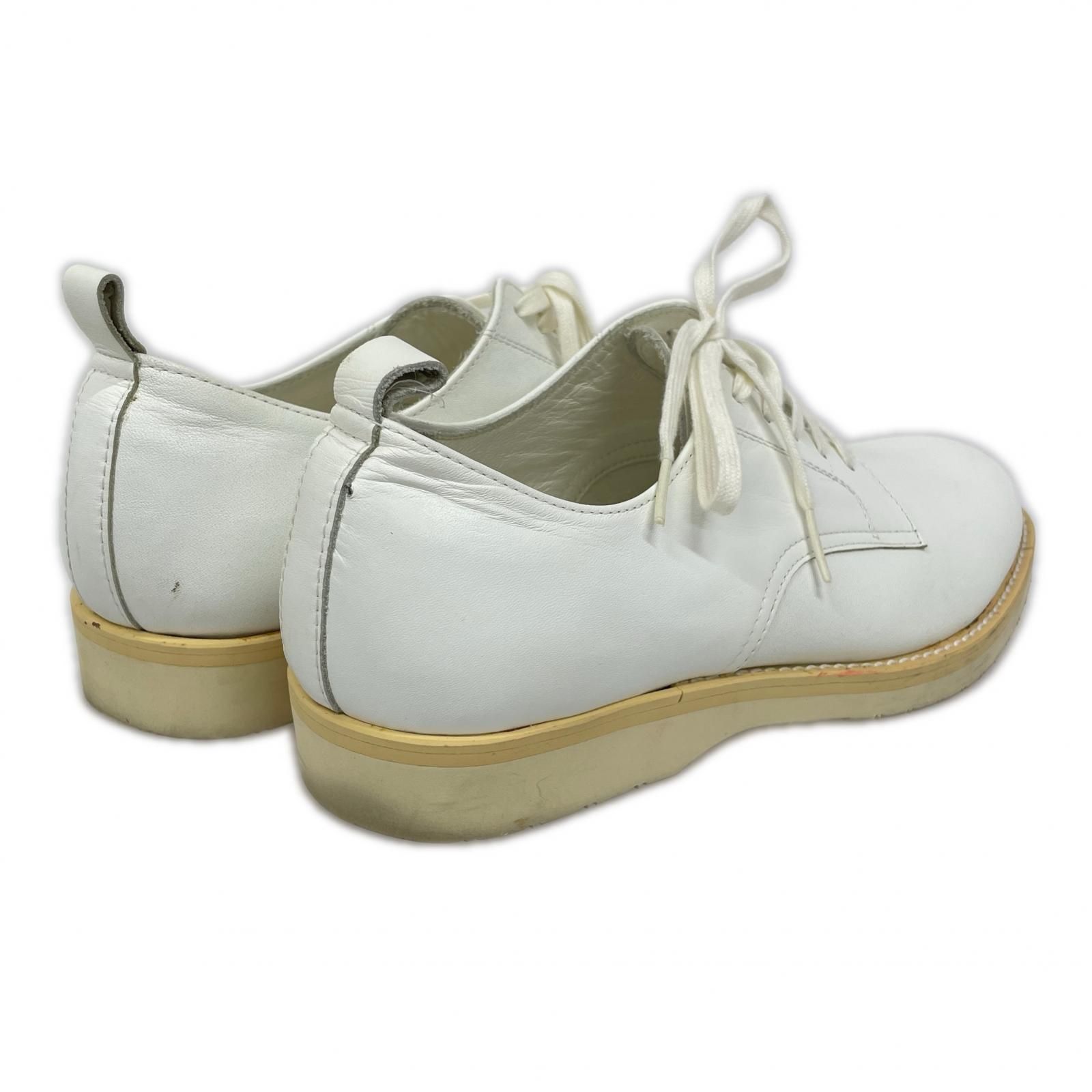 tricot COMME des GARCONS レザーシューズ ホワイト 23.5 - メルカリ
