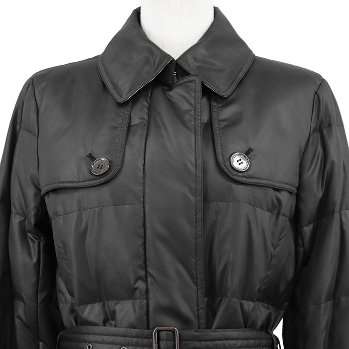極美品 BURBERRY LONDON バーバリー ロンドン ノーカラージャケット 