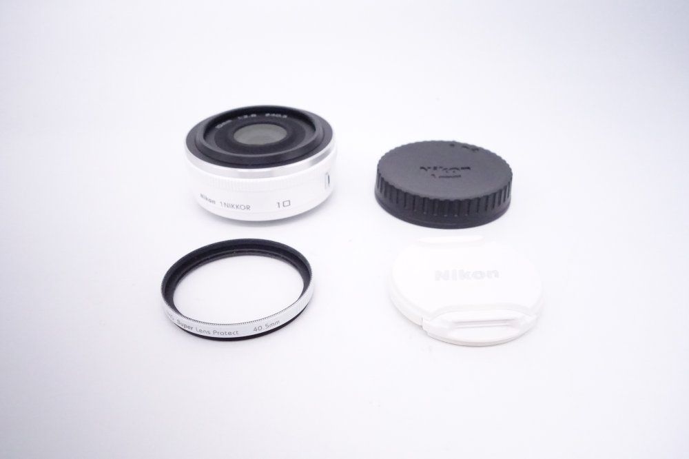 【極上品】ニコン Nikon 単焦点レンズ 1 NIKKOR 10mm f/2.8 ホワイト [W2607002A]