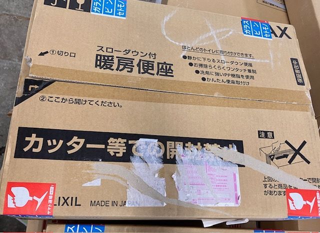 【未使用、開封済】暖房便座 CF-18ASJ-K LIXIL