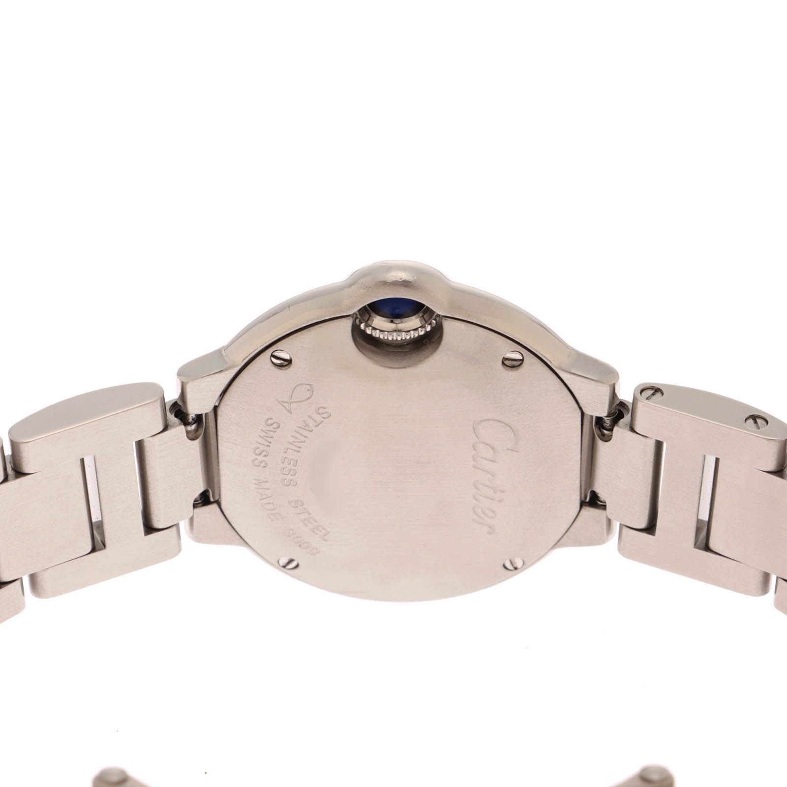 CARTIER カルティエ バロンブルーSM W69010Z4 腕時計 ステンレス 