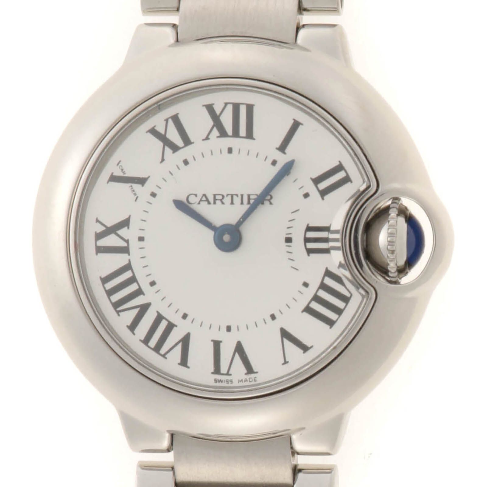 CARTIER カルティエ バロンブルーSM W69010Z4 腕時計 ステンレス 
