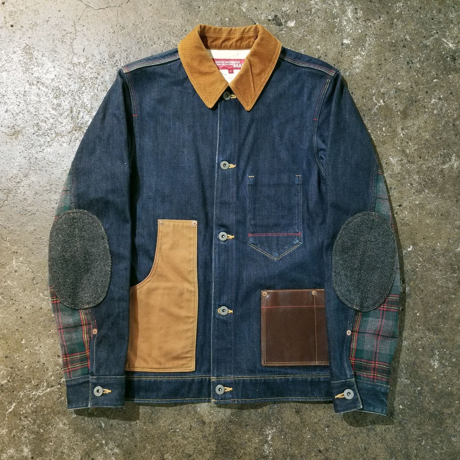 JUNYA WATANABE MAN 12aw × LEVI'S 再構築 デニム カバーオール S
