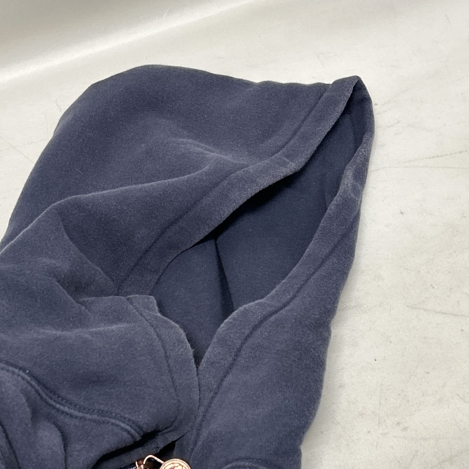 浜館75-2385] [店舗併売品] EVISU エヴィス カモメ刺繍 ZIP フーディー