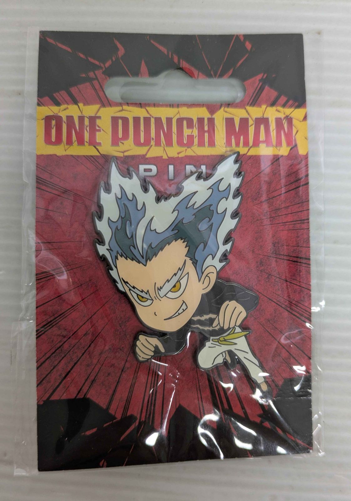 【未開封品】ガロウ ピンバッジ 「ワンパンマン」 Great Eastern Entertainment【台紙傷み有】