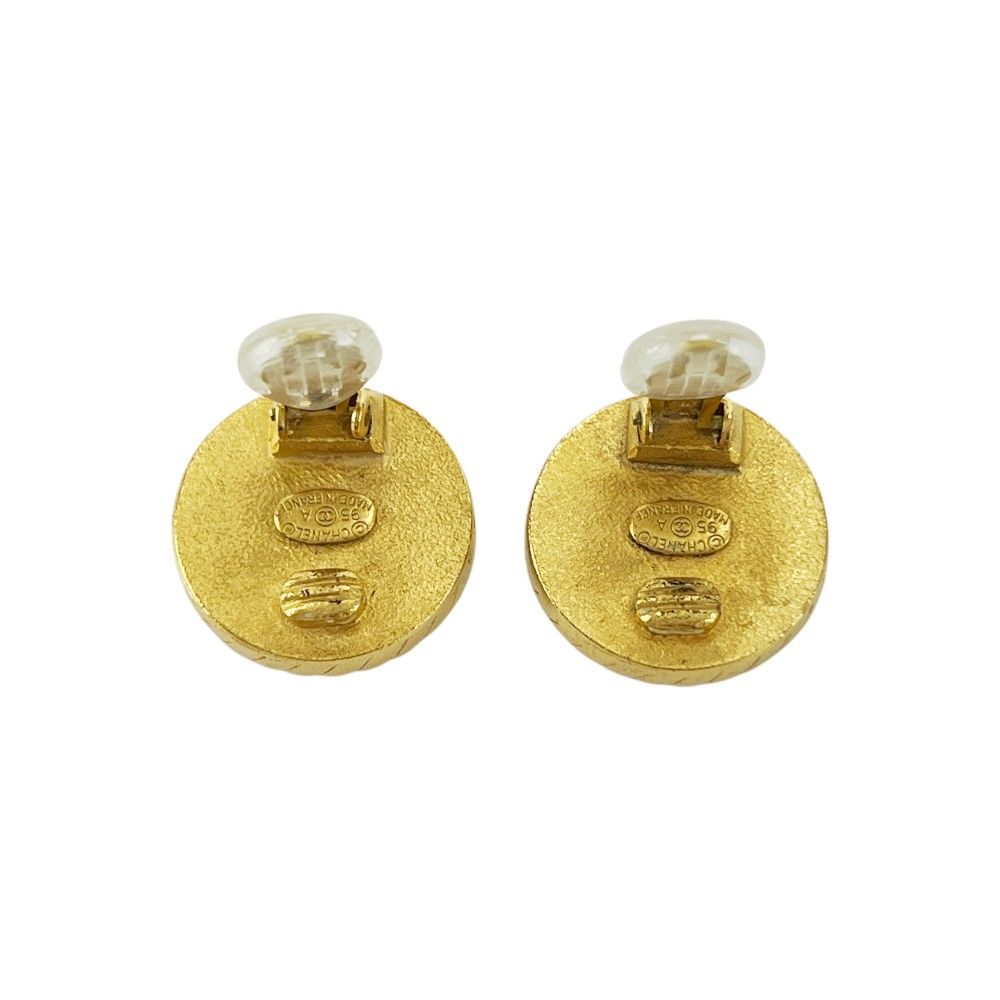 シャネル □中古□ ココマーク ラウンド イヤリング アクセサリー GP