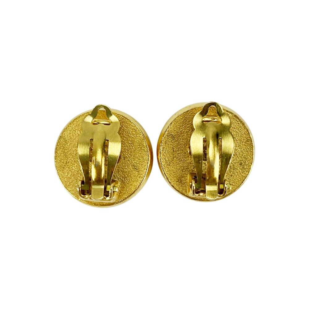 シャネル □中古□ ロゴ パール イヤリング アクセサリー フェイク
