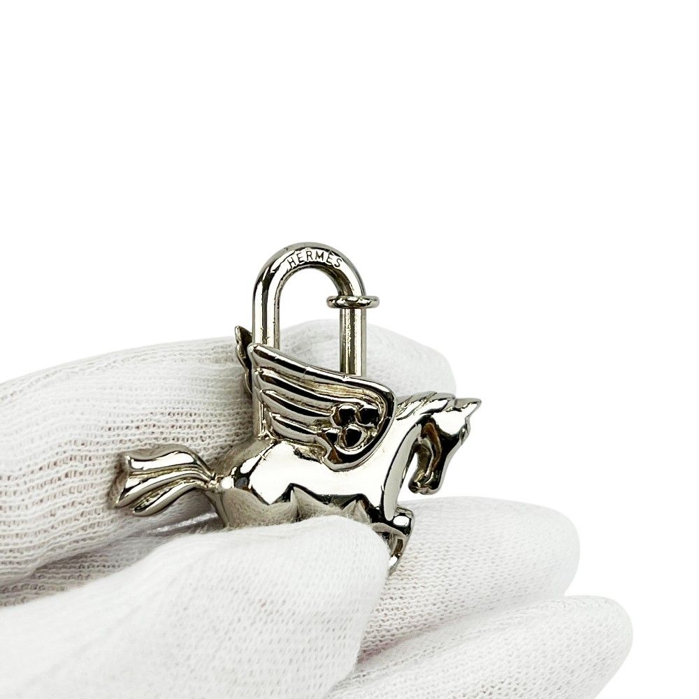 エルメス □美品□ ペガサス カデナ バッグ チャーム キーホルダー SS