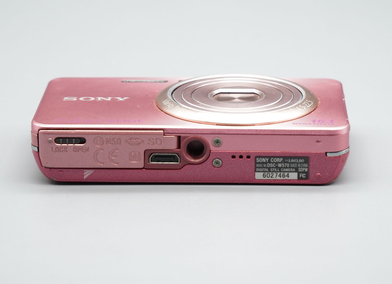 SONY Cybershot DSC-W570 ピンク コンパクトデジタルカメラ 完動品