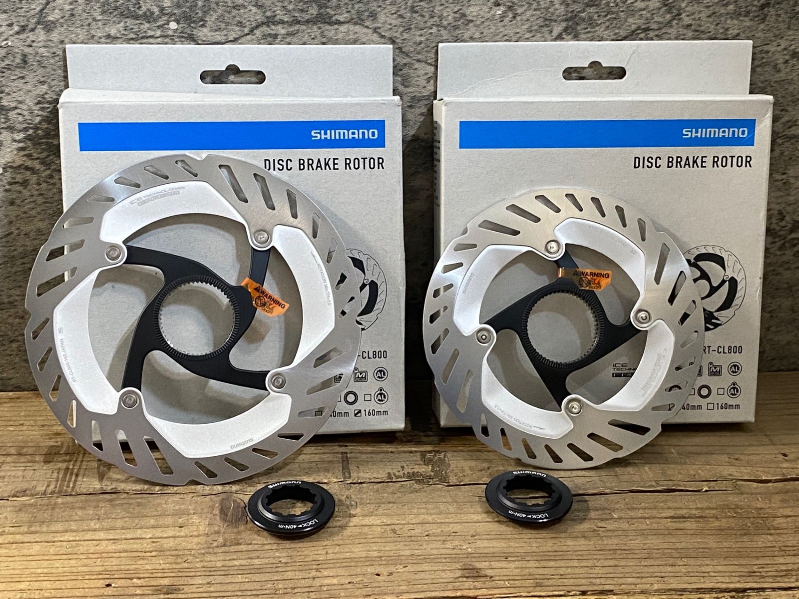 KA030 シマノ SHIMANO RT-CL800 ディスクブレーキローター 2枚セットΦ160/140
