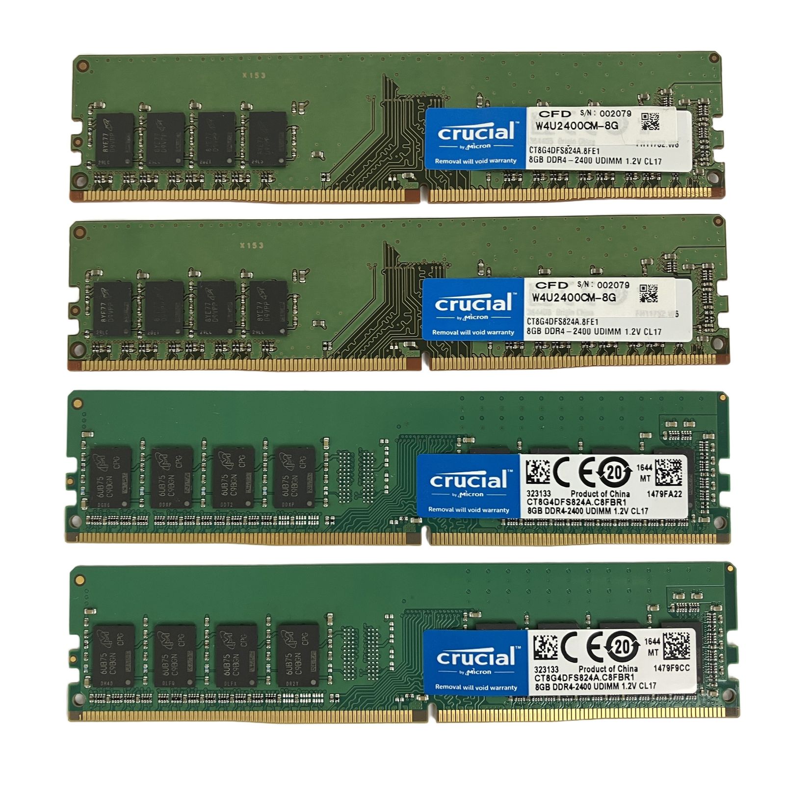 crucial DDR4-2400 8GB×4 ジャンク - メルカリ
