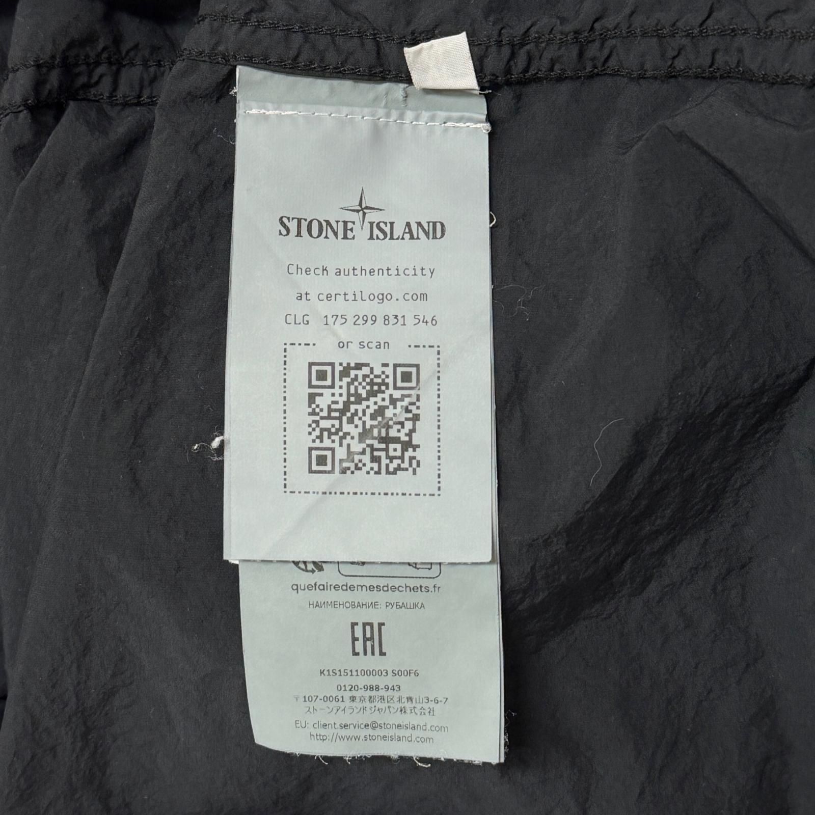 STONE ISLAND 25SS CAMICIA GHOST PIECE OVERSHIRT ガーメントダイ 