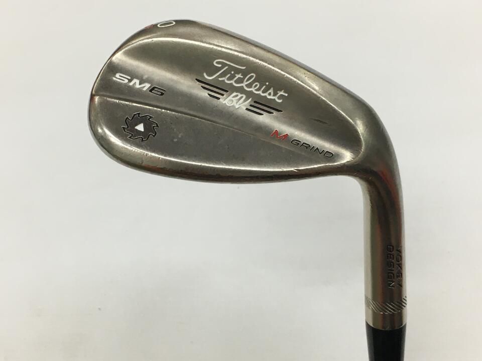タイトリスト　【訳あり】ボーケイ SM6 スティールグレーPVD US　60度　ダイナミックゴールド　WEDGEフレックス　ウェッジ　中古【最短即日発送】