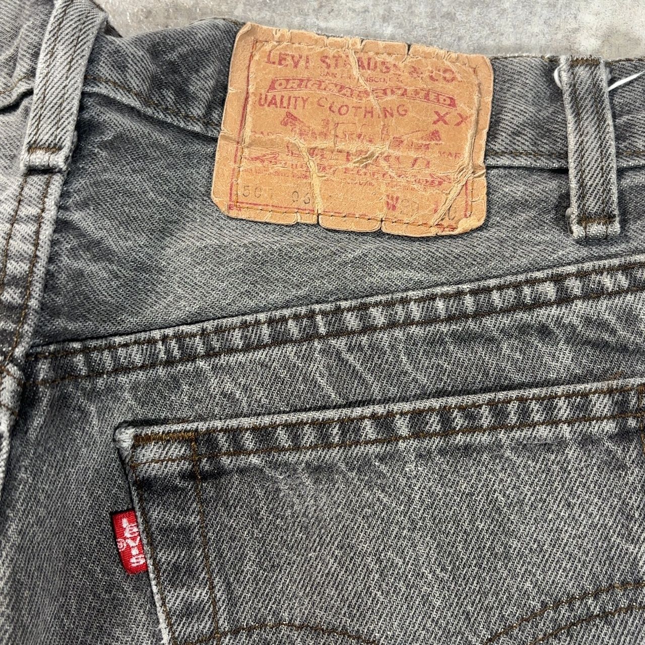 LEVI'S リーバイス 80's 501 ブラックデニム W29 先染めデニム