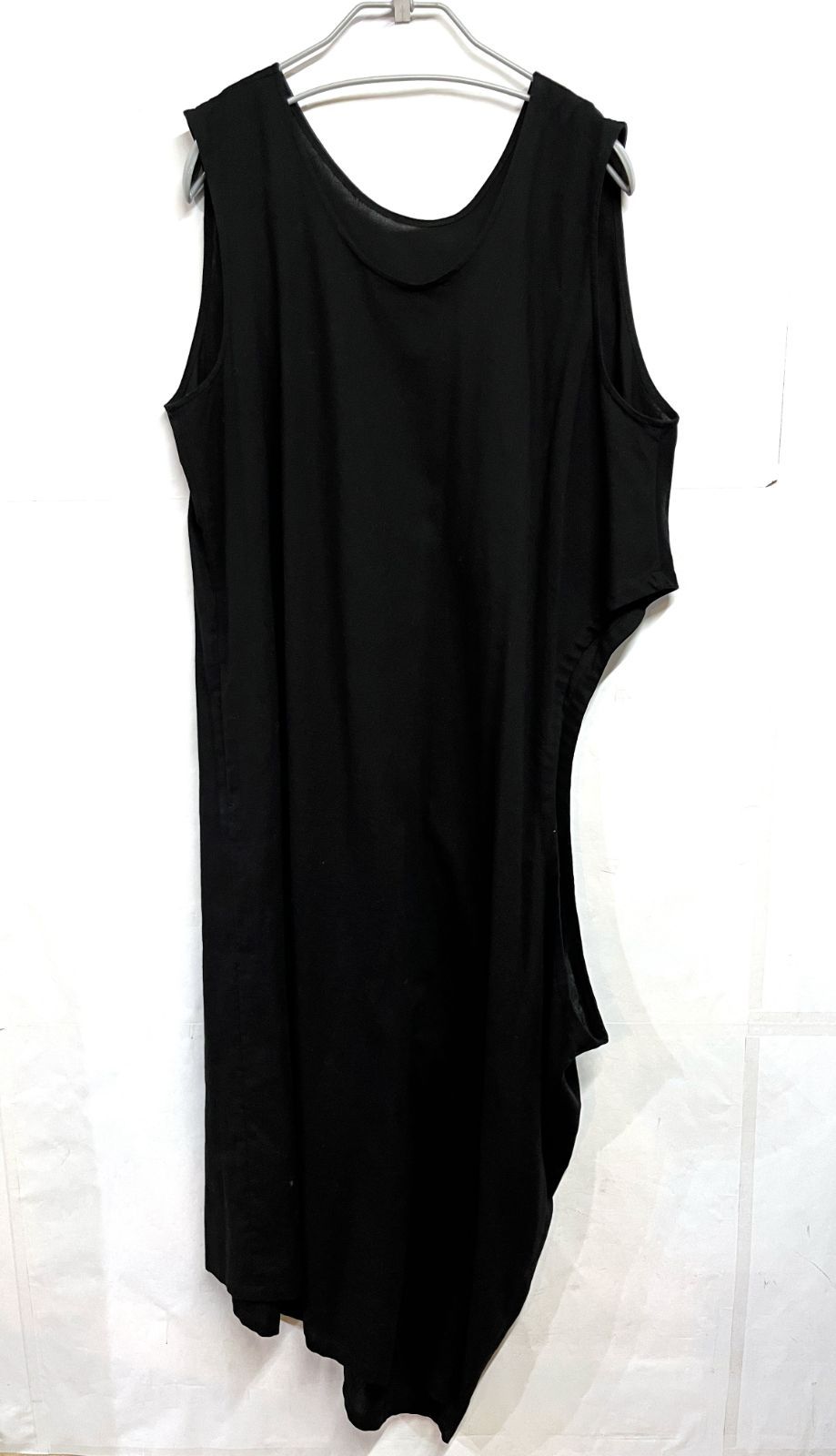 Yohji Yamamoto ヨウジヤマモト 変形 ネック ワンピース ドレス Yohji Yamamoto Y's｜ヨウジヤマモト ワイズ COTTON VOILE VIYELLA