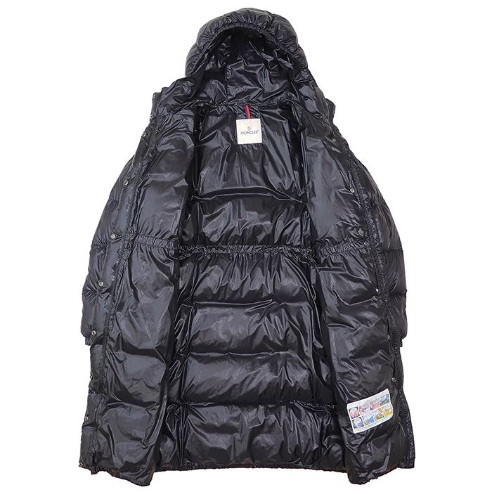 【美品】モンクレールMoncler/アウター/ブラック/14anni・164cm 美品】MONCLER モンクレール ダウンコート サイズ 14anni/164cm キッズ