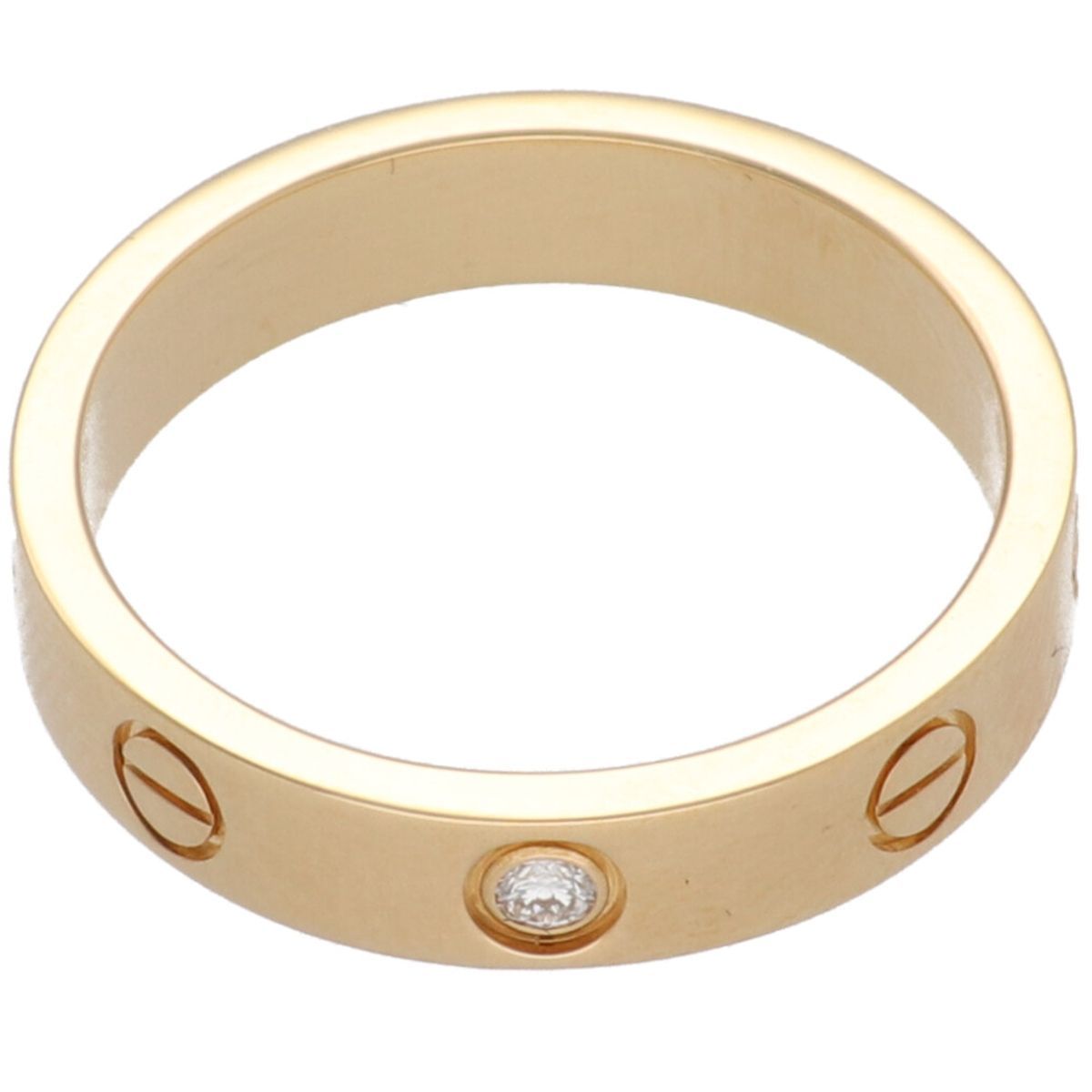 【中古】 Cartier カルティエ B4050700 LOVE ラブリング Au750PG 1PD 指輪 リング #52 ユニセックス 25039983 KJ