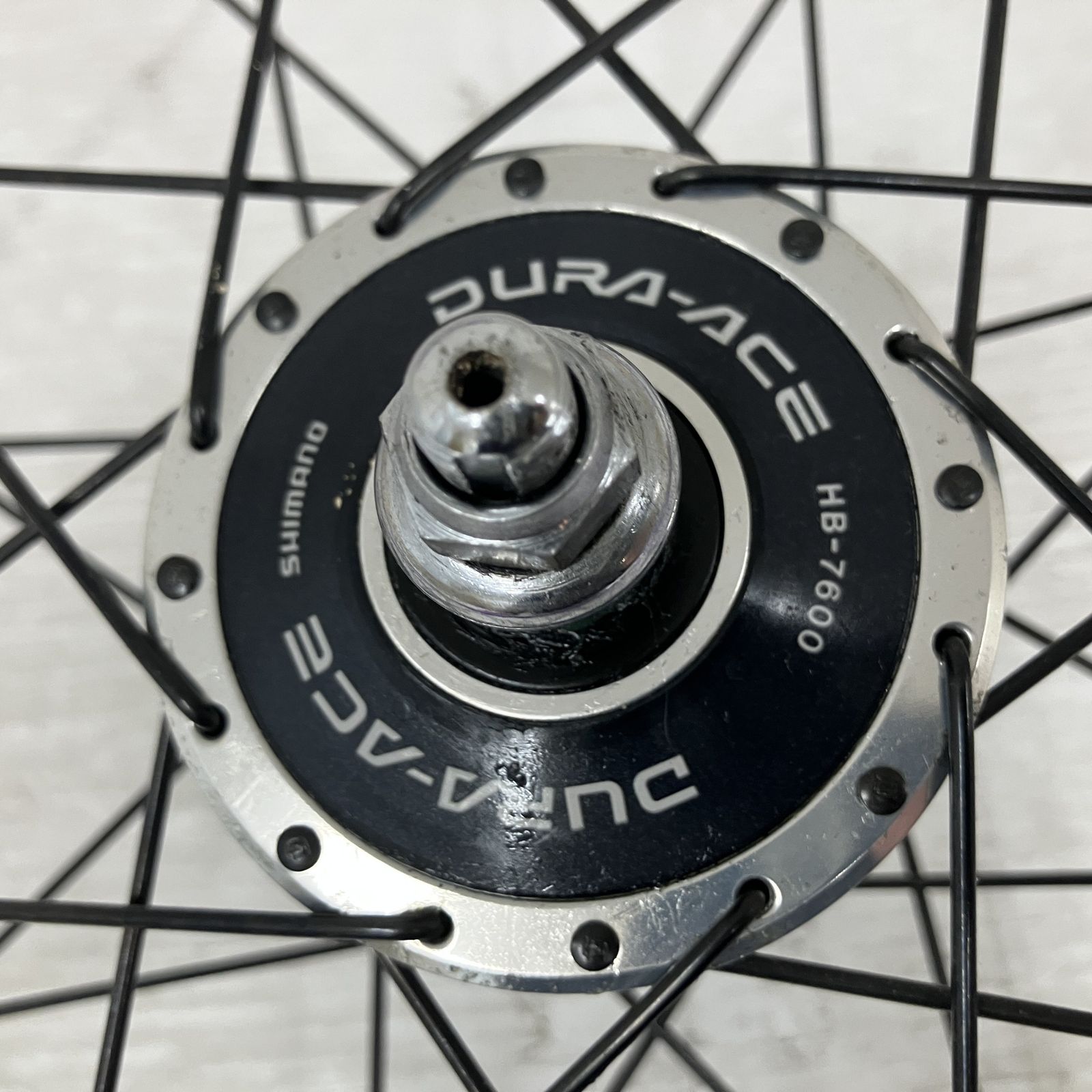 SHIMANO シマノ DURA-ACE HB-7600 ハブ付き ホイール 自転車 パーツ